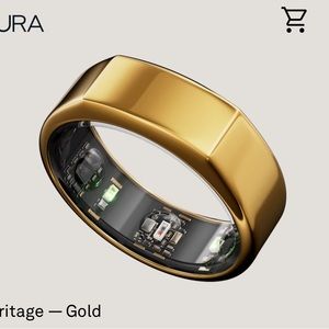 Oura Ring - Gold - size 7 - heritage